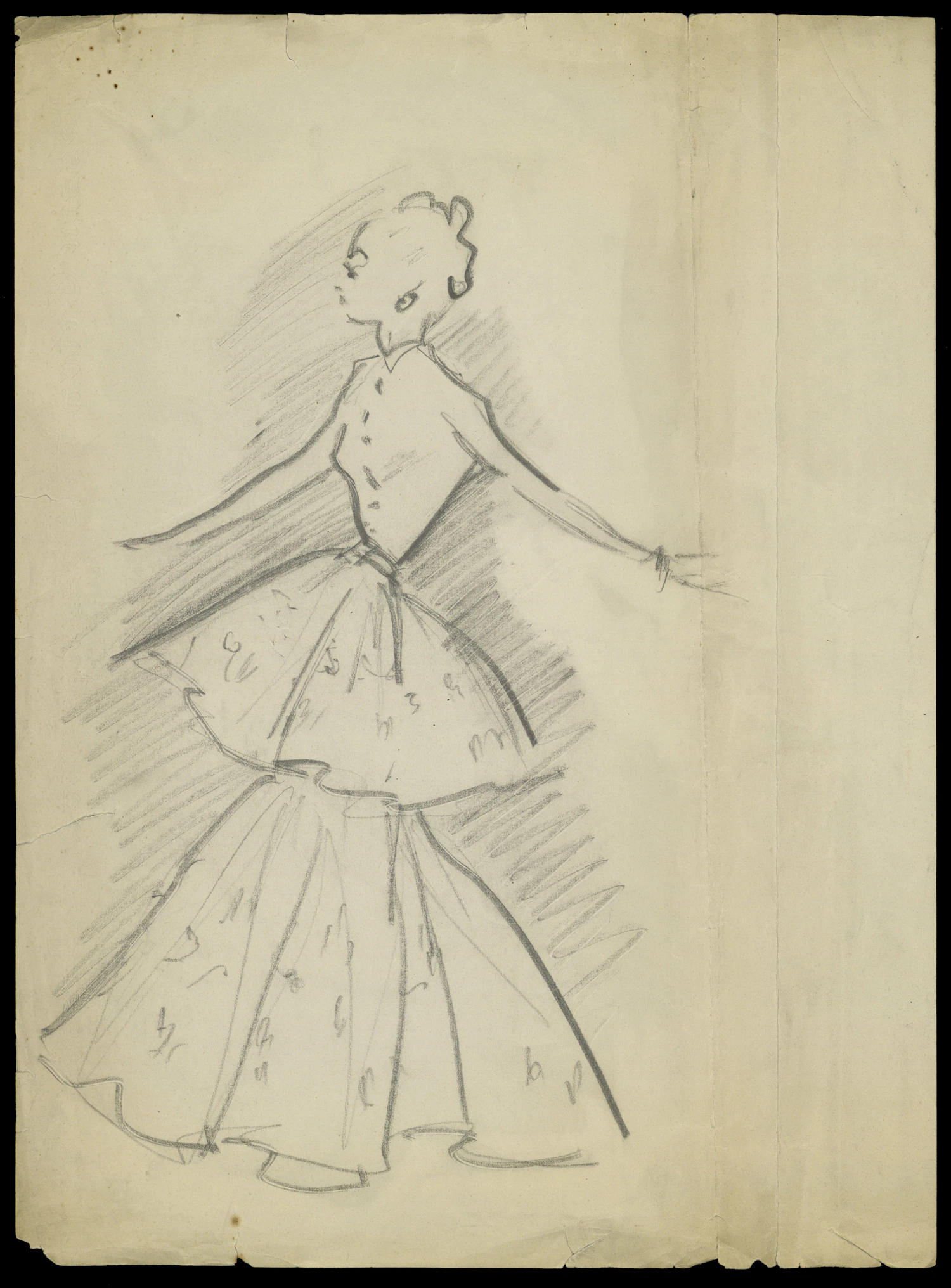 Sketches by Christian Dior | La Galerie Dior